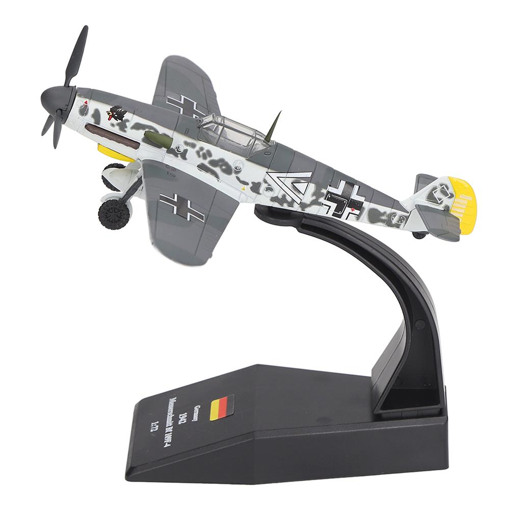 1:72 Scale BF109 Fighter Planes Model High Stimulation Alloy Airplane Collection Model