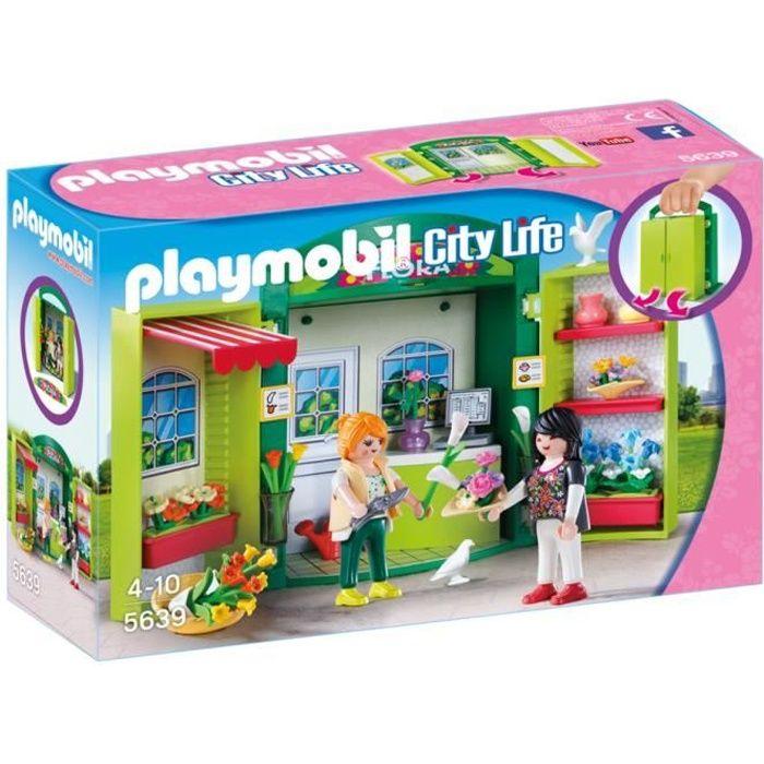PLAYMOBIL - Coffre Fleuriste - 5639 - Accessoires inclus - Jouet pour enfant de 4 ans et plus