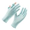 Sunscreen gloves women's UV protection spring and summer non-slip driving ice silk outdoor cycling thin original yarn sunscreen gloves