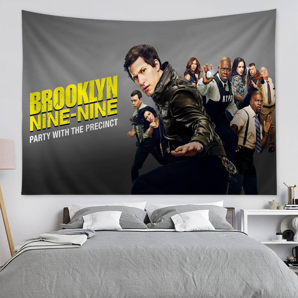 Comedy TV BBrooklyn Nine Nine Anime Tapestry Hanging Tarot Hippie Wall Rugs Dorm Home Decor