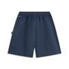 Li Ning Basketball Series Sport Minimalist Solid Color Lace Letter Casual Shorts Men Shorts Deep-Navy-Blue AKSV389-4