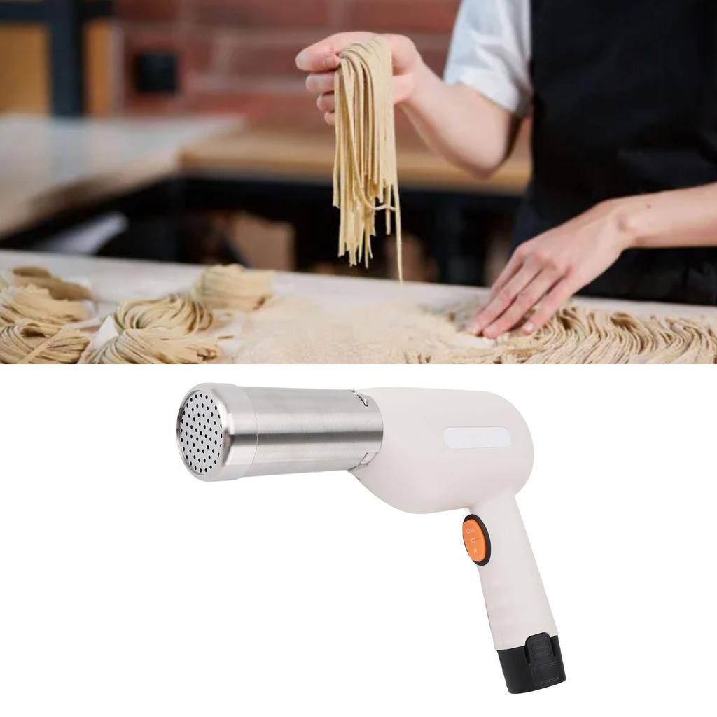 Handheld Electric Pasta Maker 40W Automatic Portable Electric Noodle Making Machine with 5 Noodle Pl