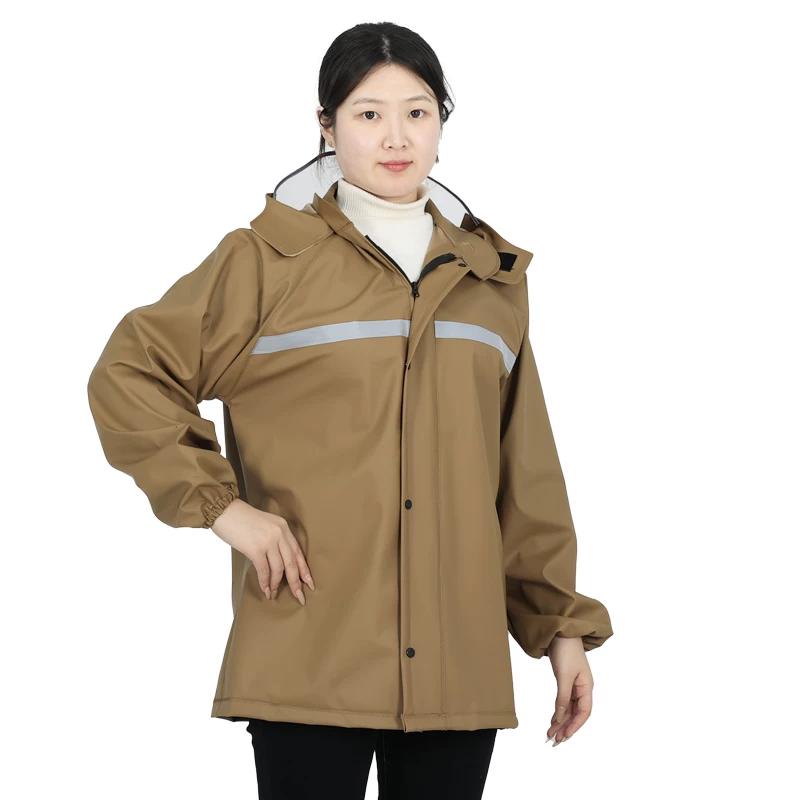 Raincoat and Rain Pants Split Set for Cycling, Outdoor Heavy Rain Protection Raincoat Set, Full-Body Motorcycle Delivery Raincoat