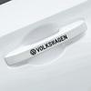 B6 For Volkswagen 4PCS Car Door Handle Decoration Stickers Wiper Decal Auto Accessories For Volkswagen GTI Polo Golf Passat Scir