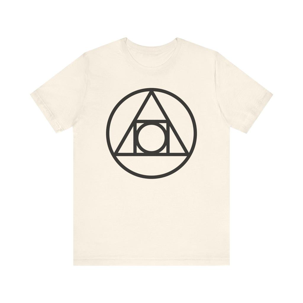 The Kybalion Closed Philosophy Mystery Tshirt Witch Tshirt As Unisextioned Above Magic Badge Seal Unigender Jersey Shortsleeved