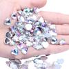 10mm Acrylic Rhinestone Heart-Shape Flatback Beads for DIY Jewelry Bags Shoes Decorations 2000pcs