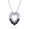 Lindon 925 Sterling Silver Classic Women Necklace Pendant Zircon Fashion Gift