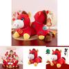 Traditional Horse Plush Toy With Pp Cotton Fill For Chinese New Year Celebration Gift
