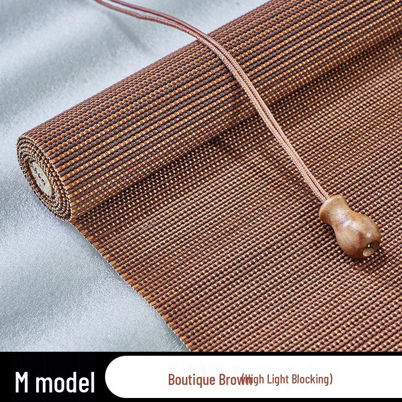 Bamboo Roller Blind Sunshade: Window or Door Curtain for Tea Rooms, Restaurants, Hotels - Ideal for Decoration and Partition.