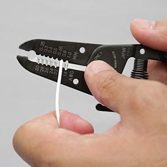Marvel Micro Wire Stripper Depth Height Width MWS-M10 Dimensions 15.5cm, 1cm, 4.7cm