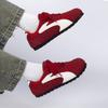 Fashion Breathable Mesh Red Sneakers Women 2025 Autumn Comfort Soft Sole Non Slip Sports Shoes Cute Round Toe Lace Up Sneakers Plus Size