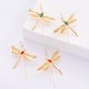 Fashion Dragonfly Stud Earrings For Women Unique Animal Ear Jewelry