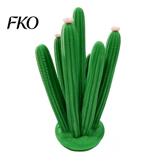 One-piece PLA Jewelry Stand Cactus Stand, Creative Desk Organizer for Earrings Necklaces Keys, Decorative Key Hanger Cute Vanity Office Decor , Unique