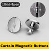 Curtain Magnetic Button Detachable Curtain Fix Fastener Clip Prevent Light Adjustment Window Screen Close Magnet Buckle