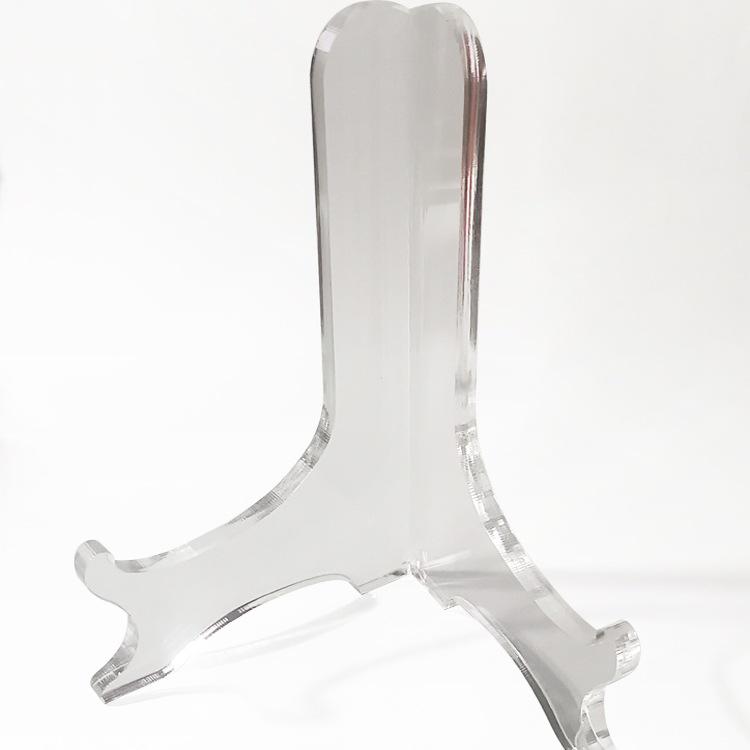 Acrylic Plate Rack & Display Stand for Photos, Crafts, or Tea Cakes