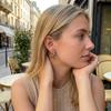 Bohemian White Floral Drop Oil Hoop Earrings for Women Delicate Ear Buckles Casual Daily Wear Elegant Stackable Jewelry Gift