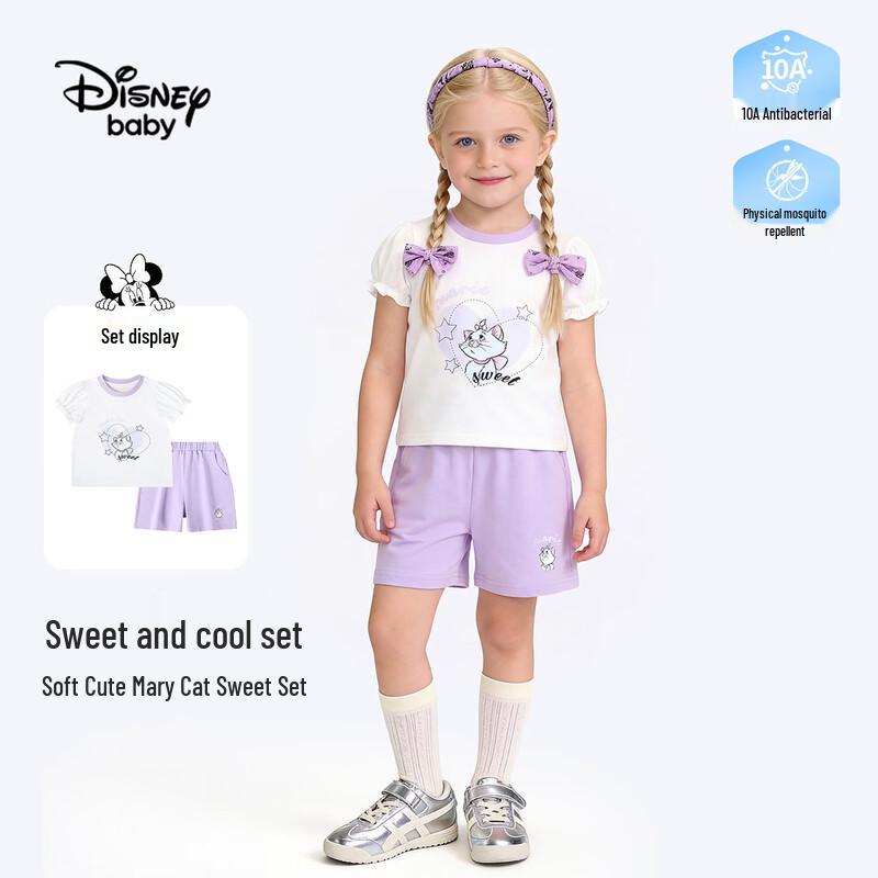 Disney Baby Girl s Summer Puff Sleeve Shorts Set 130