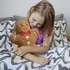 Cute Christmas Gingerbread Man Pillow Plush Toys Soft Stuffed Animal Doll Christmas Gifts For Children Kids Xmas Home Decoration
