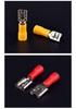 Hao Bo FDD2-187 Pre-insulated 4.8mm Cold Crimp Spade Terminal Lug, Pack of 1000.