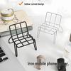 Creative Cute Chair-Like Metal Phone & Tablet Stand for Desktop & Bed