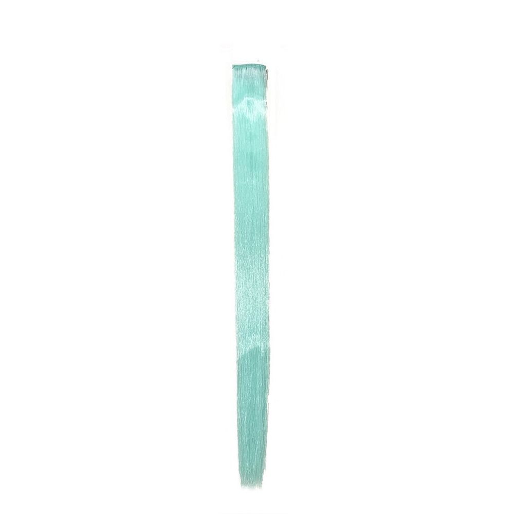 Hair Clips Luminous Hair Extensions Neon Fake Hair Colored Synthetic Hair  Party
