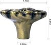 Bronzed Cabinet Knobs Vintage Dresser Drawer Knobs Daisy Floral Drawer Pulls for Furniture Decor Antique Closet Handle Pull