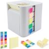 Plastic Sticky Note Dispenser Magnetic Paperclip Absorb Page Marker Case Classroom