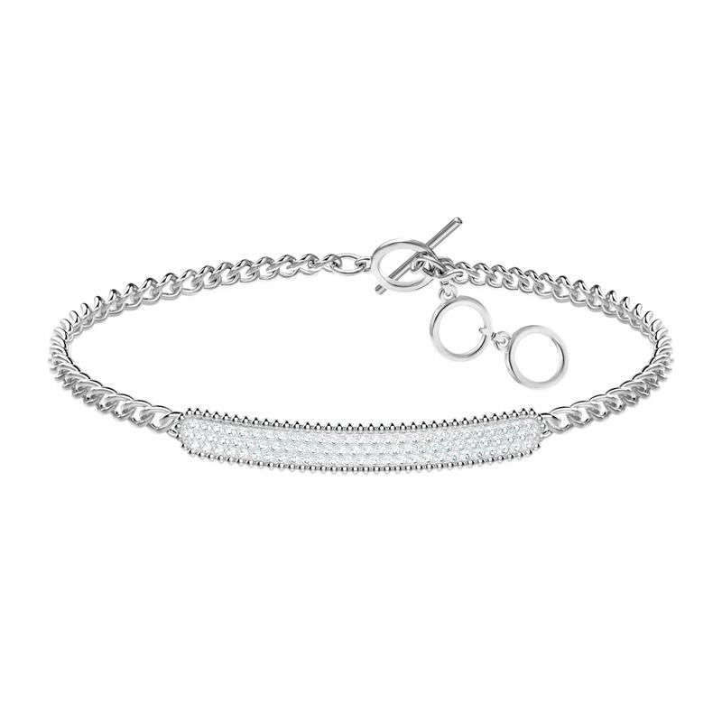 Swarovski Locket series silver chain bracelet for women 5528194 серебряный