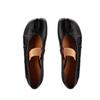 Shoes Shallow Mouth Soft Sole Sheepskin Flat Bottom with Skirt Pig's Trotters Split-toe Single Shoes