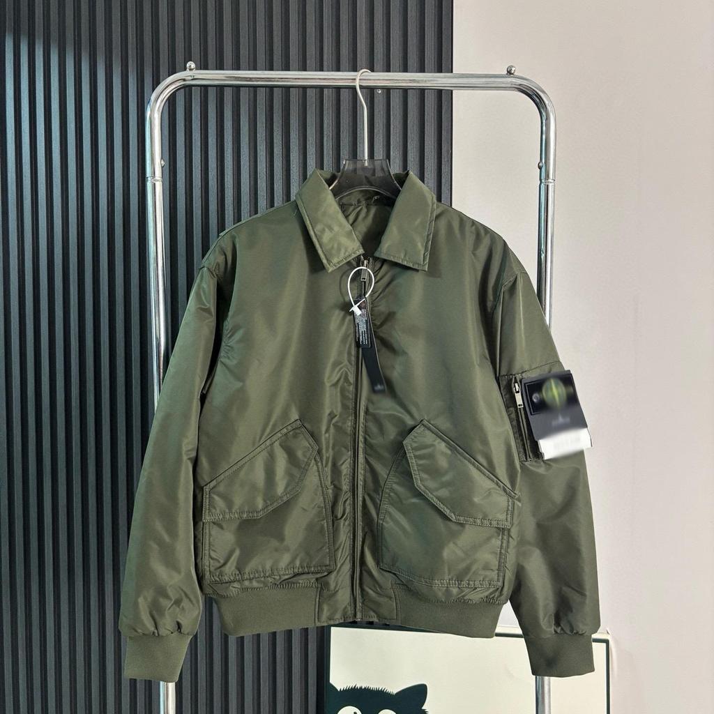Retro Piloten-Baseballjacke im japanischen Stil - Herren Herbst/Winter Baumwolle Arbeitskleidung