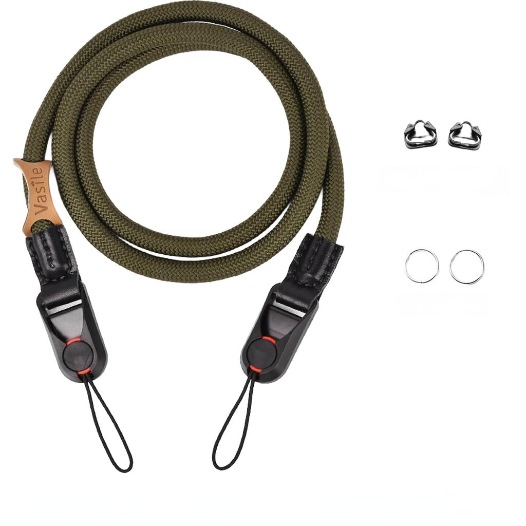 Camera Neck Shoulder Genuine Leather Climbing Quick Compatible with and Compact Cameras [CT_Luxury_Elegant] Strap, Strap, Strap, Rope, Release,