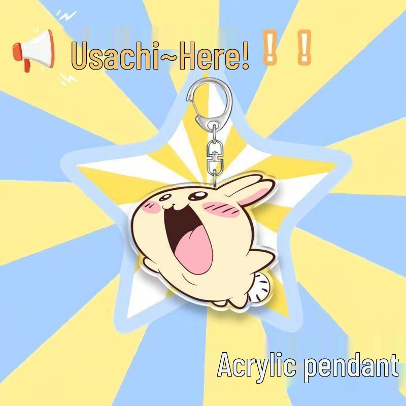Акриловый брелок Чиикава Усаги - Милый маленький кулон Хачи-кко-и Подарок