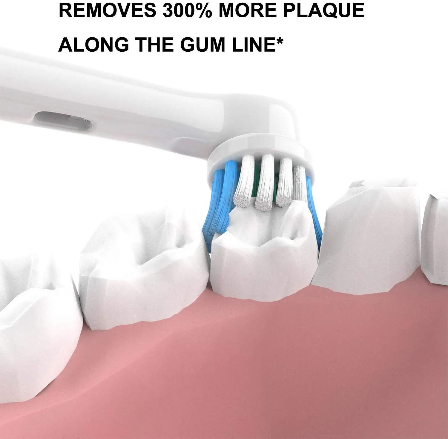 4 шт. сменная головка электрической зубной щетки для Oral B Sensitive щетки щетина — фото 5