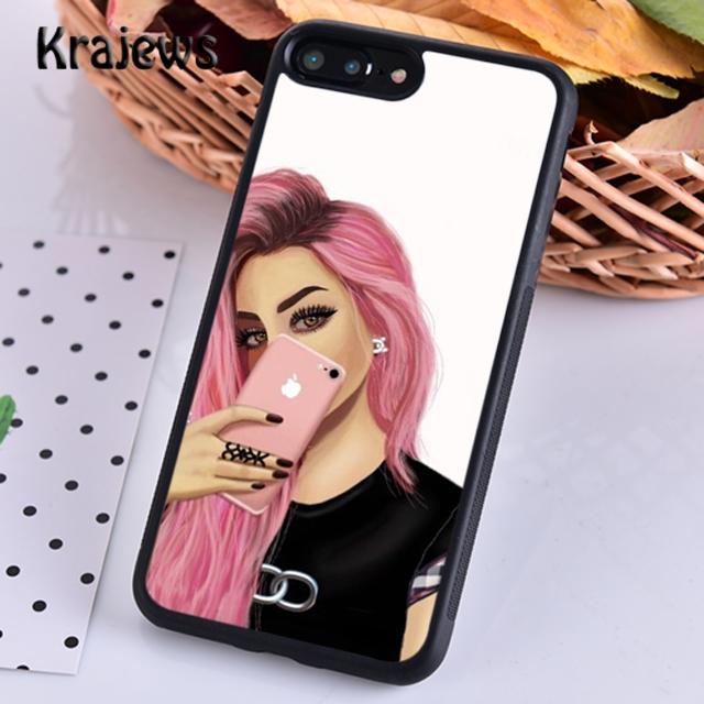 Krajews BFF Cute Girl best Friend Soft Phone Case Cover For iPhone 17 Air 16 15 14 plus 11 12 13 pro ma coque Fundas
