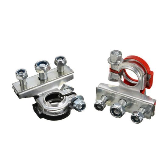 2Pcs Battery Connector Corrosion Resistant Good Conductivity Durable 3 Way Battery Cable Terminal for Caravan