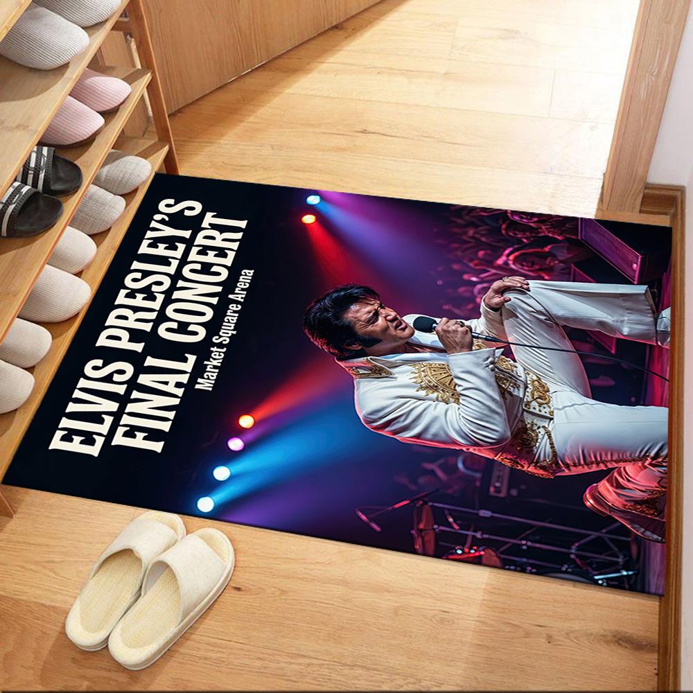 Elvis Floor Rug Office Rug Suitable For Bedrooms Foyer Study Room Entryway Antislip Rug Office Home Decor Birthdaychristmas Gift