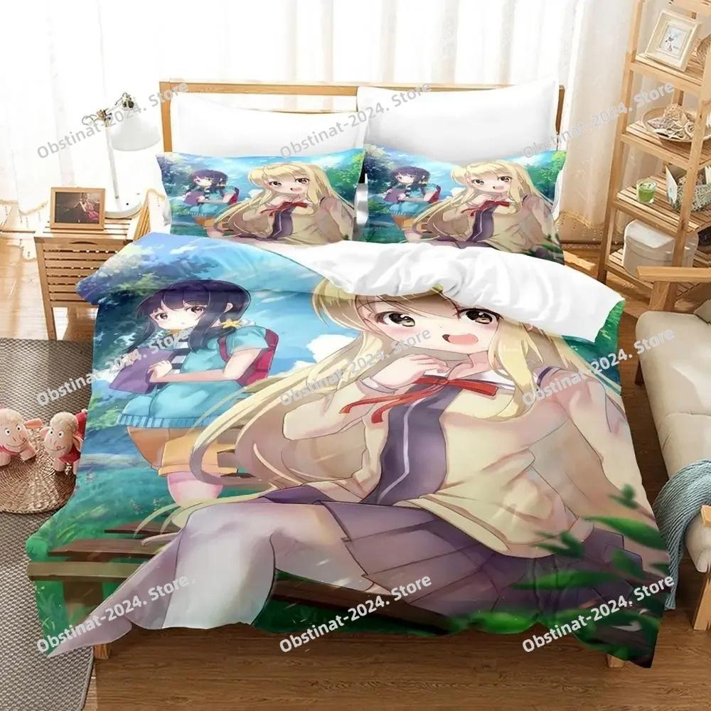 New Aho Girl Bedding Set Single Twin Full Queen King Size Bed Set Adult Kid Bedroom Duvet cover Sets Cool Anime Bed Sheet Set