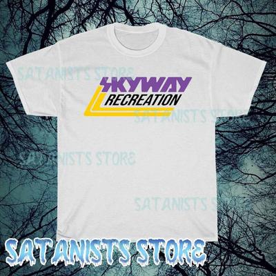 Nuova T-shirt da uomo con logo Skyway BMX Tour 1986 divertente taglia S-5XL