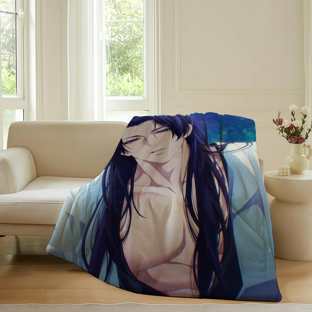 Anime The Apothecary Diaries Blanket For Sofa Office Bed Plane Travel Sleep Read Relax Camping Soft And Warm