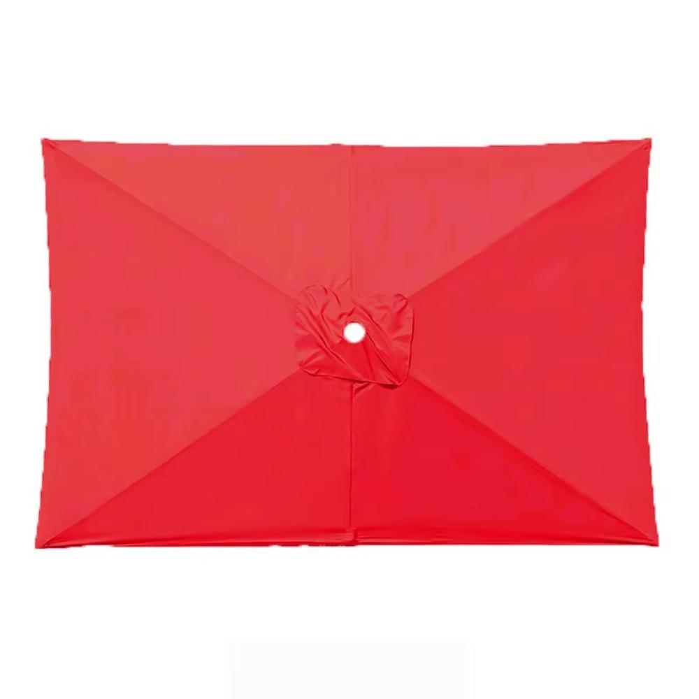 Rectangular Patio Umbrella Waterproof Sunshade Easy To Install Replacement Canopy Backyard