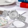 2024 Fashion Starry Sky Ladies Quartz Watch with Roman Numerals and Diamond Accents