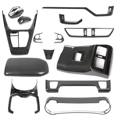 For Toyota RAV4 -2025 ABS Carbon Fiber Interior Kit Dashboard Console Gear Shift Panel Decoration Cover Trim Stickers