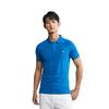 Calvin Klein Einfarbige Lässige Bestickte Kurzarm-Poloshirts Herren Oberteile Blau J324246-C3B