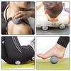 WOVTE Massage Lacrosse Ball for Muscle and Body Deep Trigger Muscle and Myofascial Release Set of Ball, Pain, Shoulders, Neck, Back, Feet, Massage,