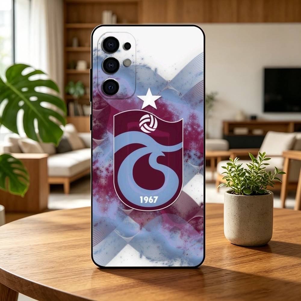 Coque de téléphone T-Trabzonspor pour Samsung S25, S24, S21, S22, S23, S30, Ultra, S20, Plus, Fe, Housse noire en silicone souple