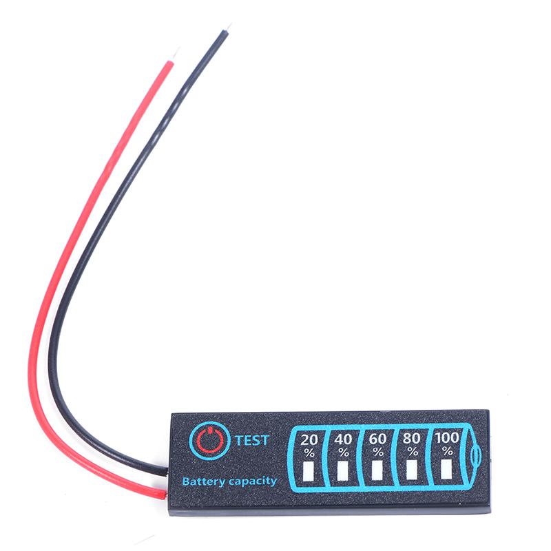 12V24V Lead Acid Battery Level Indicator Tester Lcd Display Meter Module Capacity Voltage Meter