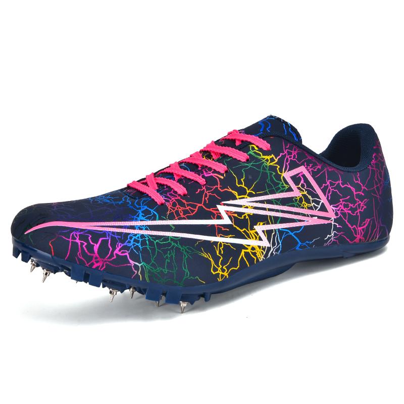 

Розовые Шиповки Женские Мужские Кроссовки для Бега с Шипами Унисекс Профессиональные Нескользящие Скоростные Легкоатлетические Кроссовки Мужские Тренировочные 35