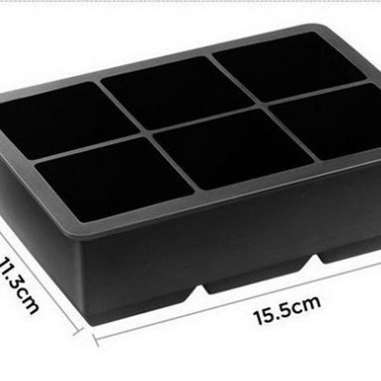 Silicone 4-Cavity Round Ice Cube Tray Mold