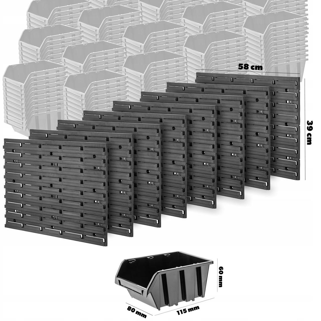 KADAX Workshop Board Wall 232x78cm 252 Pcs