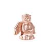 925 Rose Gold Anchor Angel Leaf Charm Bead Chain For DIY Bracelet Jewelry Ladies Accessories